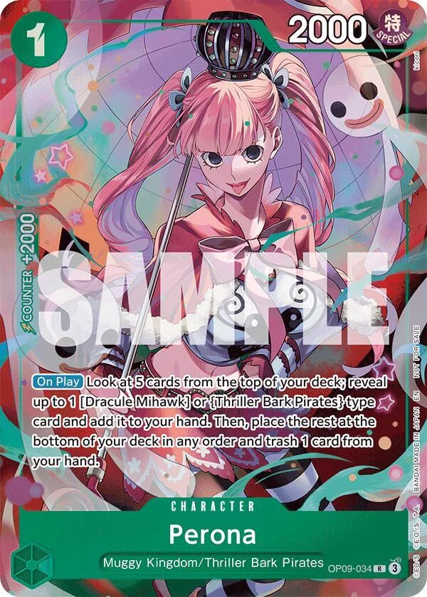 Perona, Extra Booster: One Piece Heroines Edition OP09-034