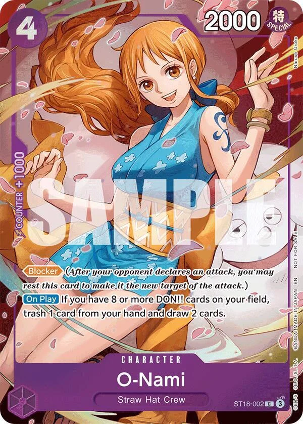 O-Nami, Extra Booster: One Piece Heroines Edition ST18-002