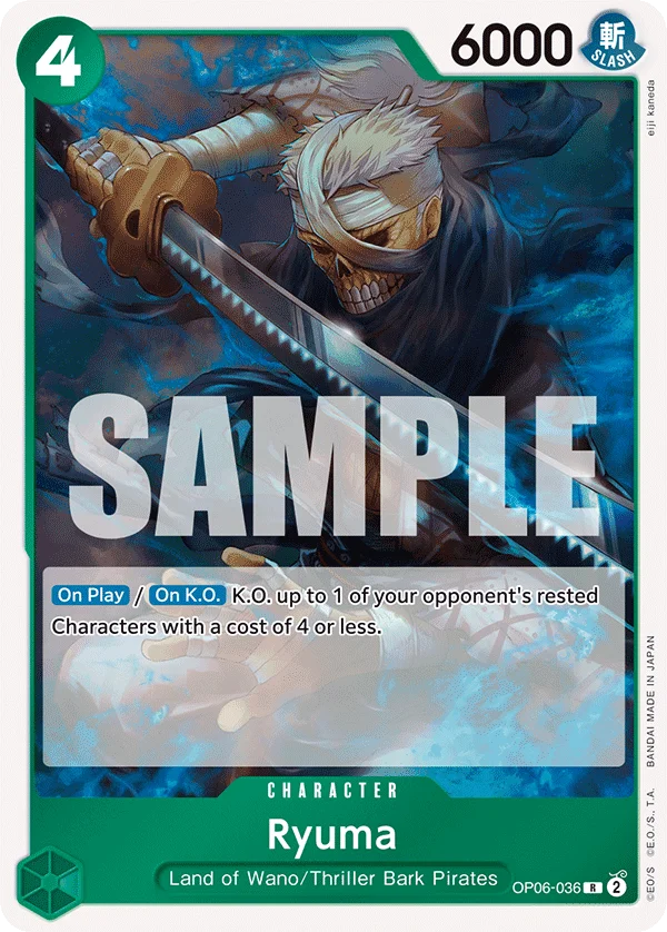 Ryuma, Learn Together Deck Set OP06-036
