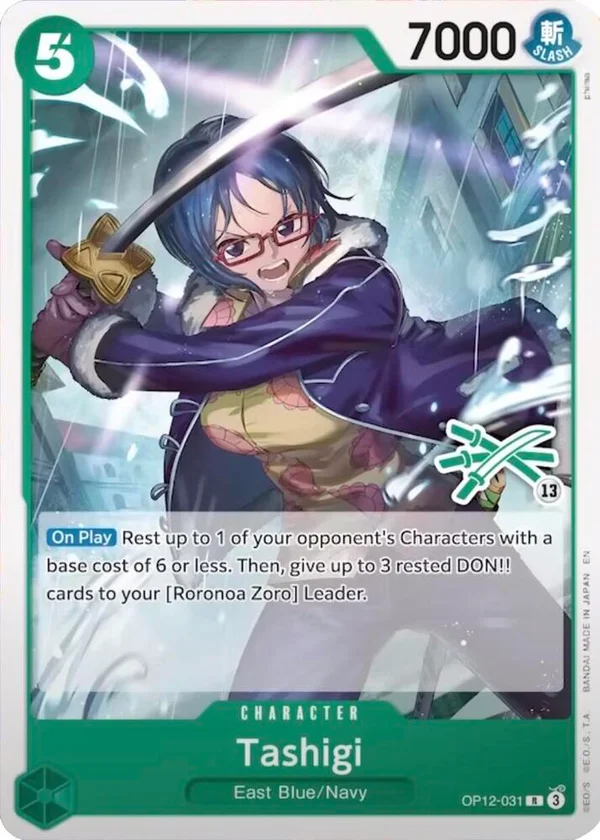 Tashigi, Learn Together Deck Set OP12-031