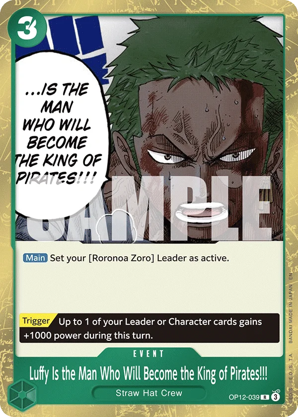 Luffy Is the Man Who Will Become the King of Pirates!!!, Learn Together Deck Set OP12-039