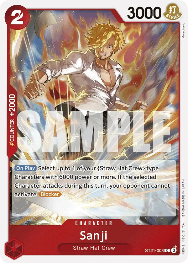 Sanji, Learn Together Deck Set ST21-003