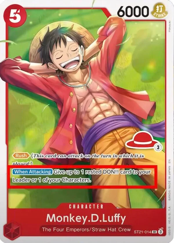 Monkey.D.Luffy, Learn Together Deck Set ST21-014
