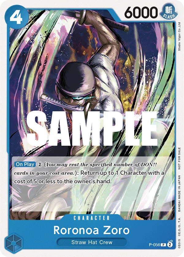 Roronoa Zoro, Learn Together Deck Set P-056