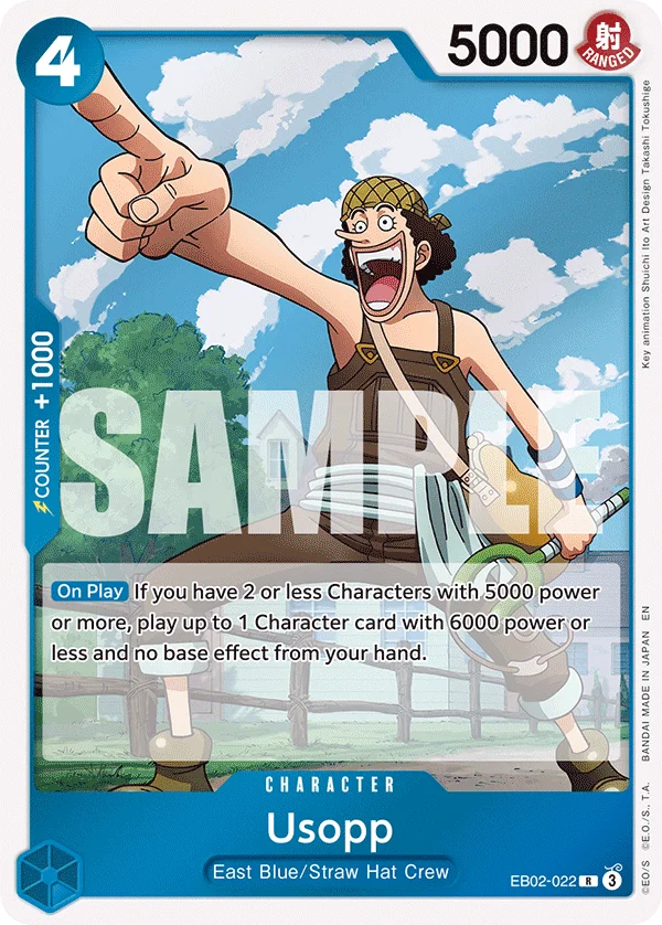 Usopp, Learn Together Deck Set EB02-022
