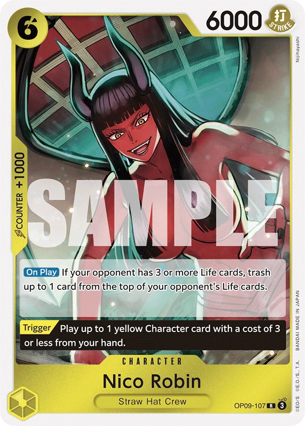 Nico Robin, Learn Together Deck Set OP09-107