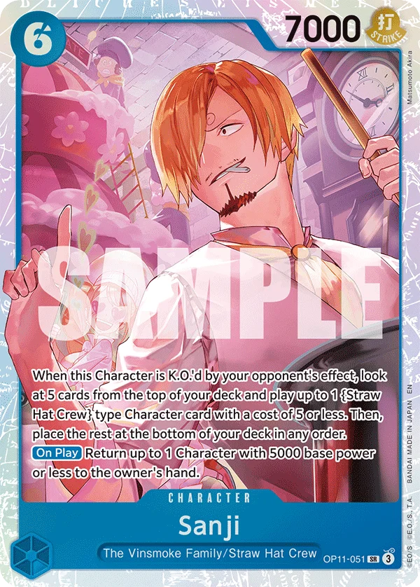 Sanji, Learn Together Deck Set OP11-051