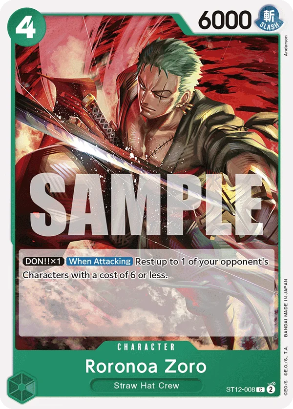 Roronoa Zoro, Learn Together Deck Set ST12-008