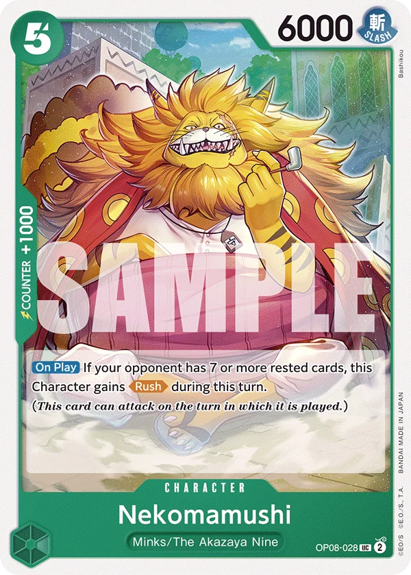 Nekomamushi, Learn Together Deck Set OP08-028