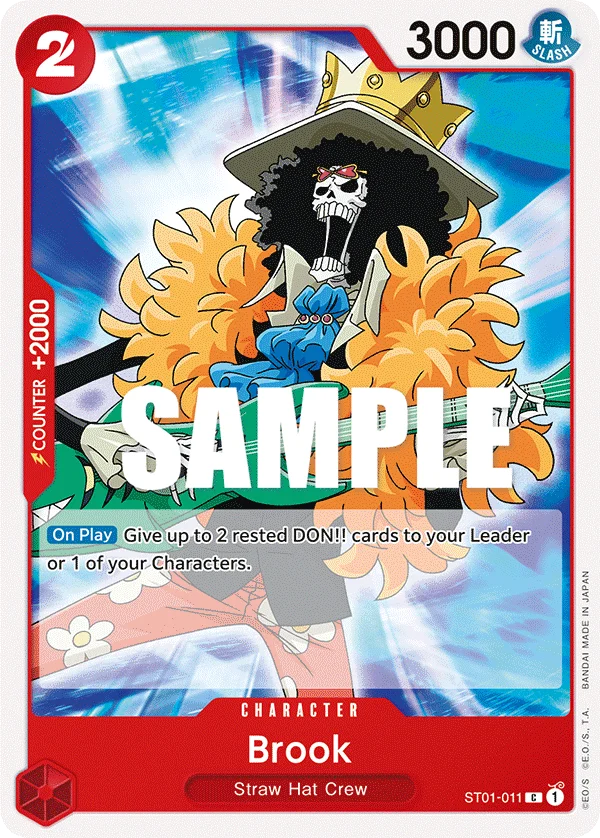Brook, One Piece Demo Deck Cards ST01-011