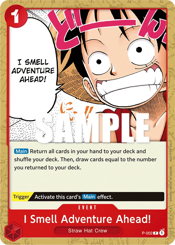 I Smell Adventure Ahead!, One Piece Promotion Cards P-002