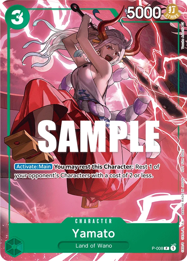 Yamato, One Piece Promotion Cards P-008