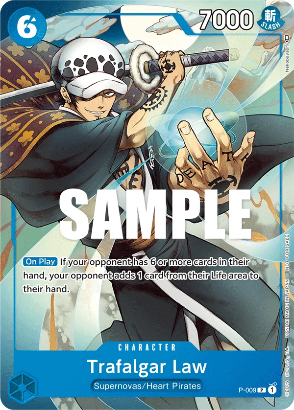 Trafalgar Law, One Piece Promotion Cards P-009