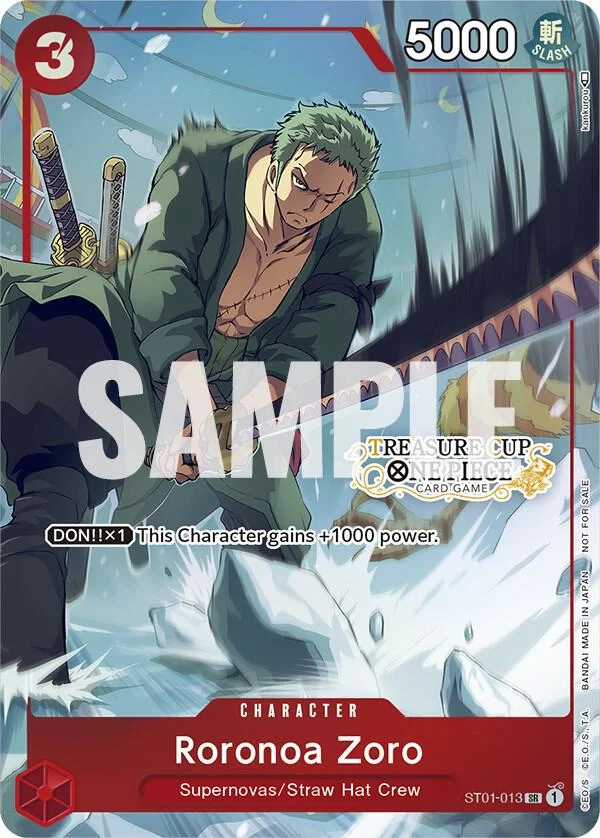 Roronoa Zoro, One Piece Promotion Cards ST01-013