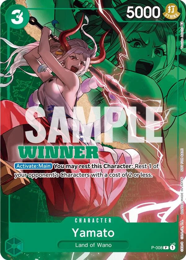 Yamato, One Piece Promotion Cards P-008
