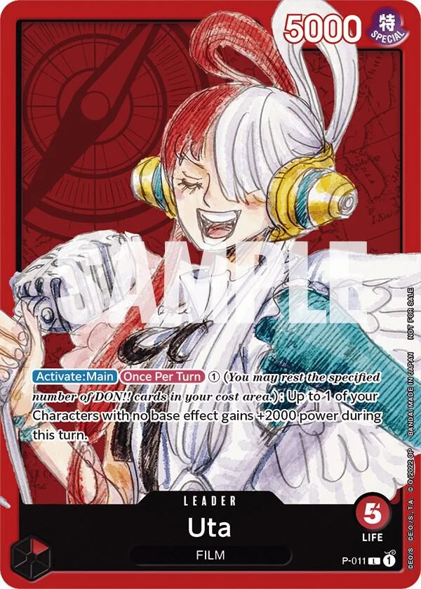Uta, One Piece Promotion Cards P-011