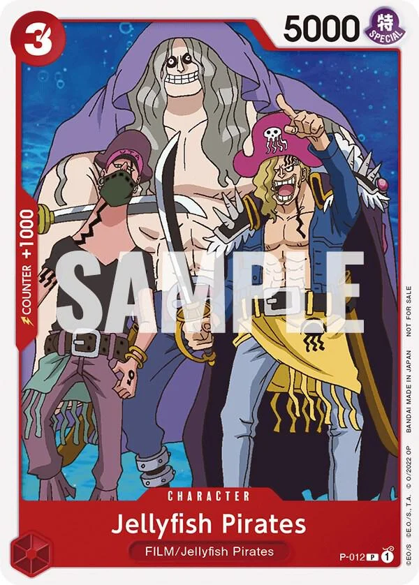 Jellyfish Pirates, One Piece Promotion Cards P-012