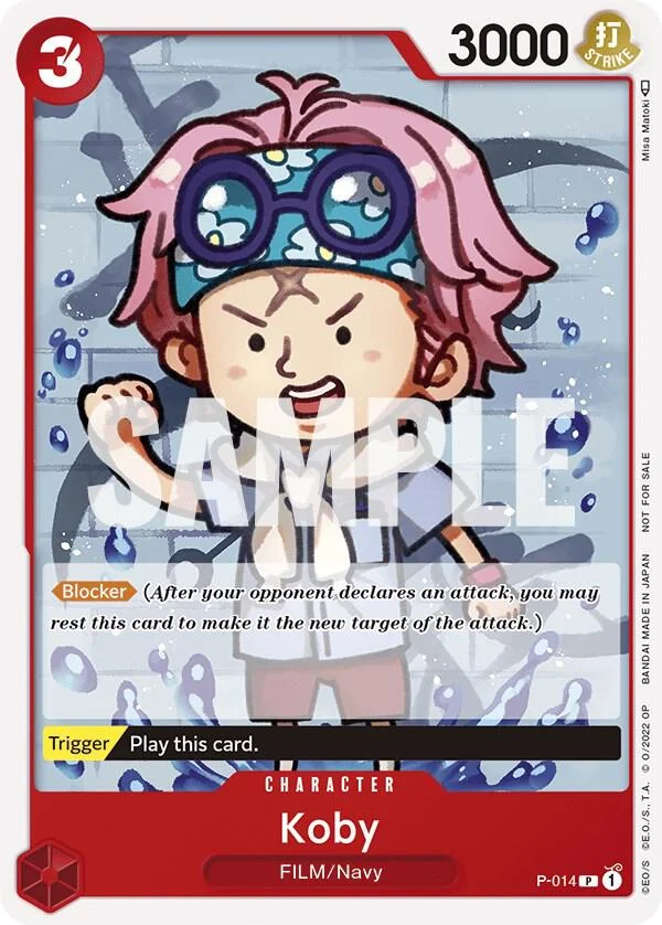 Koby, One Piece Promotion Cards P-014