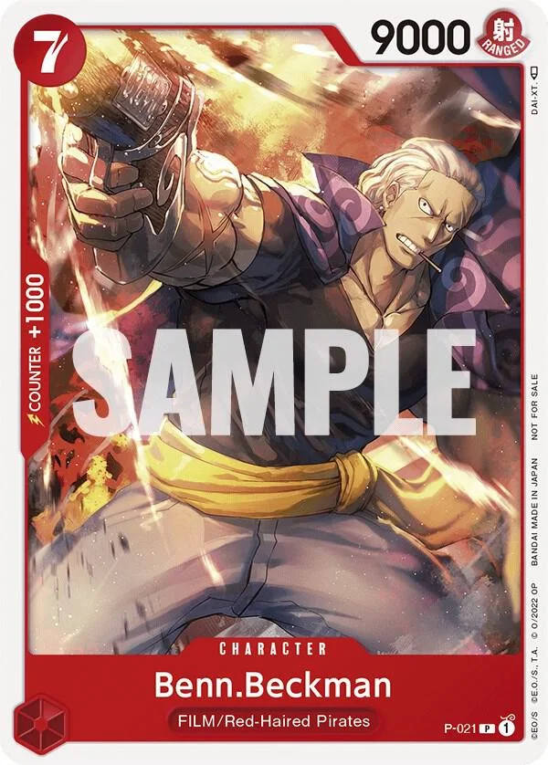 Benn.Beckman, One Piece Promotion Cards P-021
