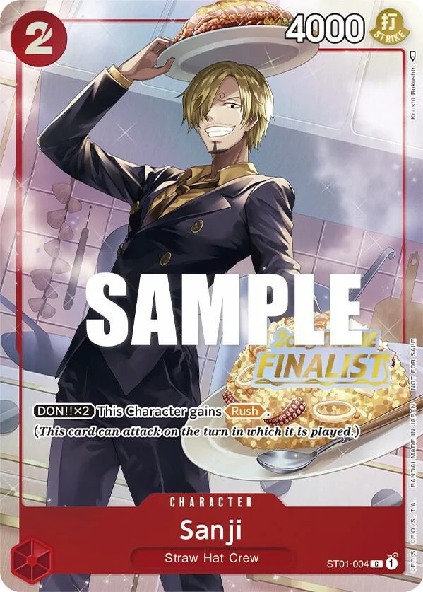 Sanji, One Piece Promotion Cards ST01-004