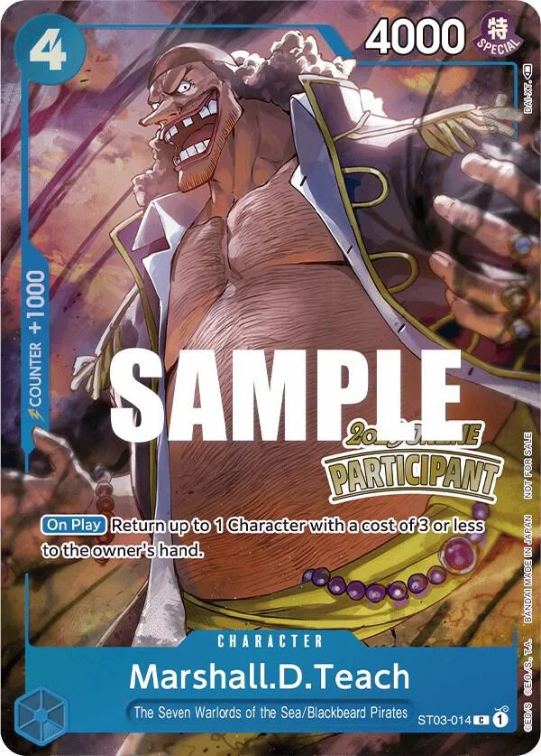 Marshall.D.Teach, One Piece Promotion Cards ST03-014