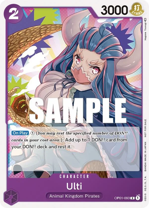 Ulti, One Piece Promotion Cards OP01-093