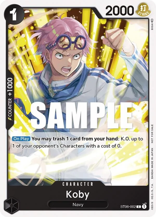 Koby, One Piece Promotion Cards ST06-002