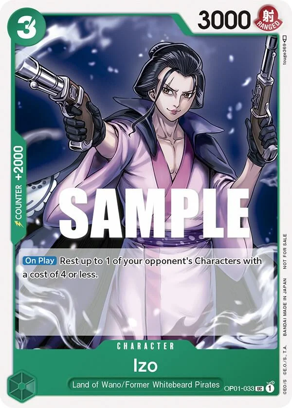 Izo, One Piece Promotion Cards OP01-033