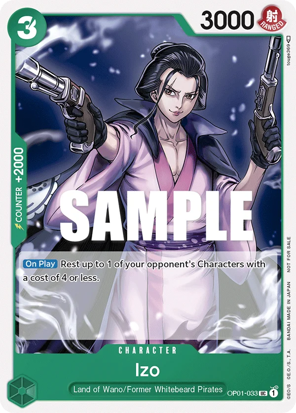 Izo, One Piece Promotion Cards OP01-033