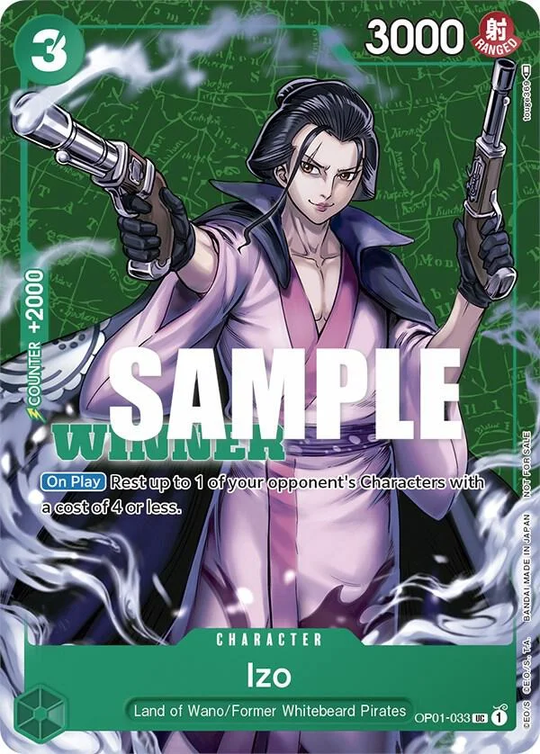 Izo, One Piece Promotion Cards OP01-033