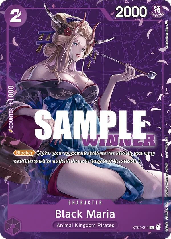 Black Maria, One Piece Promotion Cards ST04-011