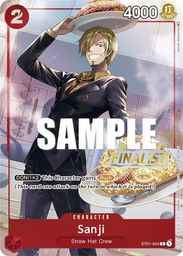 Sanji, One Piece Promotion Cards ST01-004