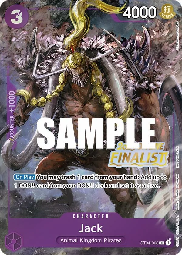 Jack, One Piece Promotion Cards ST04-008