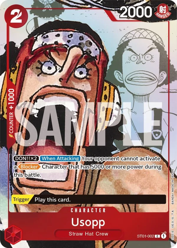 Usopp, One Piece Promotion Cards ST01-002