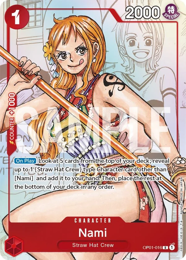Nami, One Piece Promotion Cards OP01-016