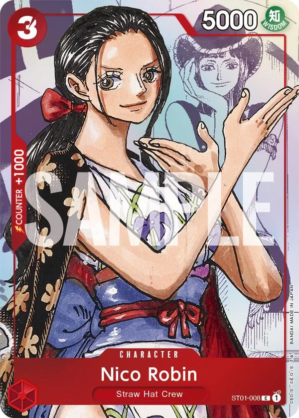 Nico Robin, One Piece Promotion Cards ST01-008