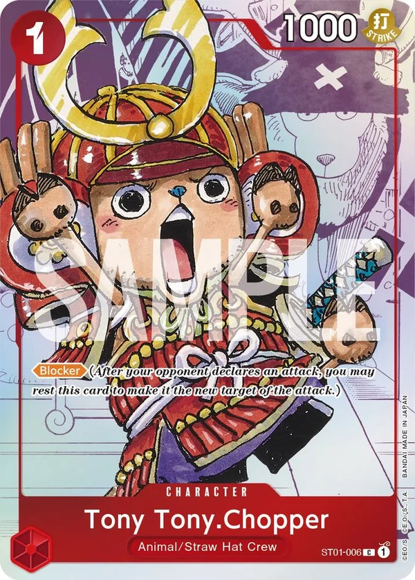 Tony Tony.Chopper, One Piece Promotion Cards ST01-006