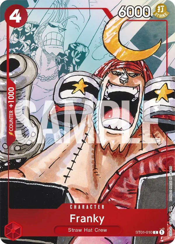 Franky, One Piece Promotion Cards ST01-010