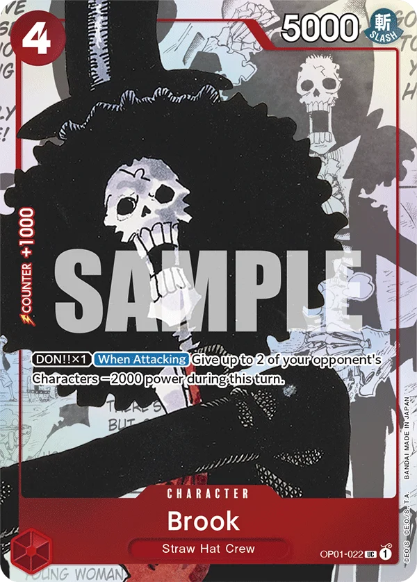 Brook, One Piece Promotion Cards OP01-022