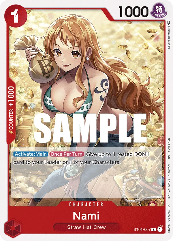 Nami, One Piece Promotion Cards ST01-007