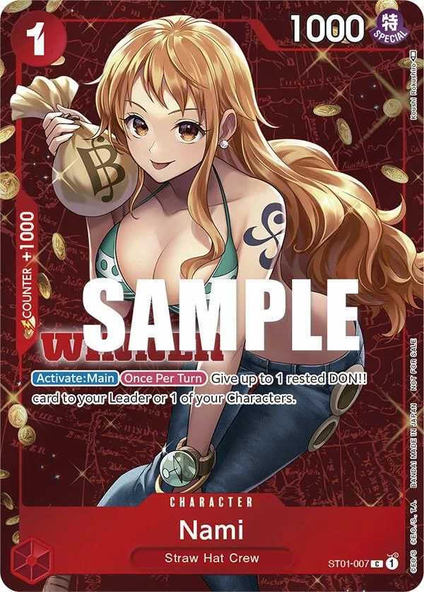 Nami, One Piece Promotion Cards ST01-007