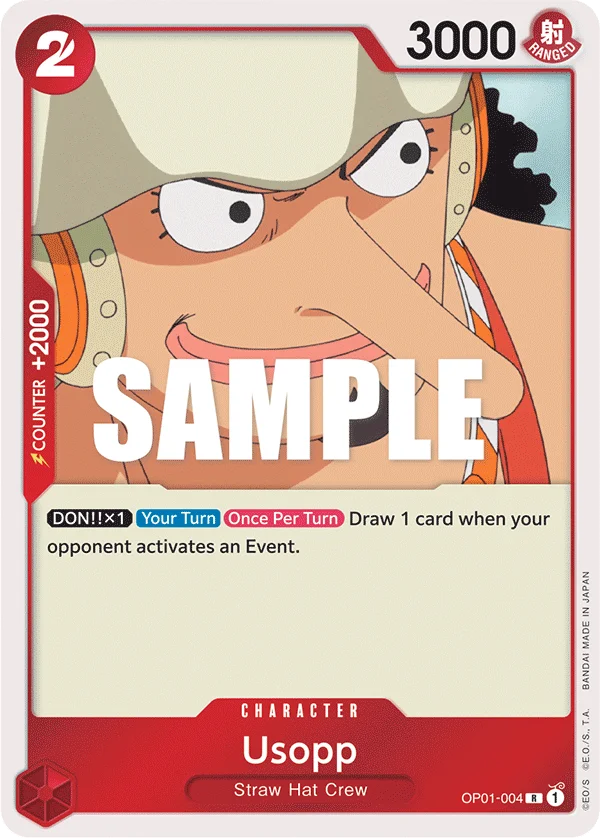 Usopp, One Piece Promotion Cards OP01-004