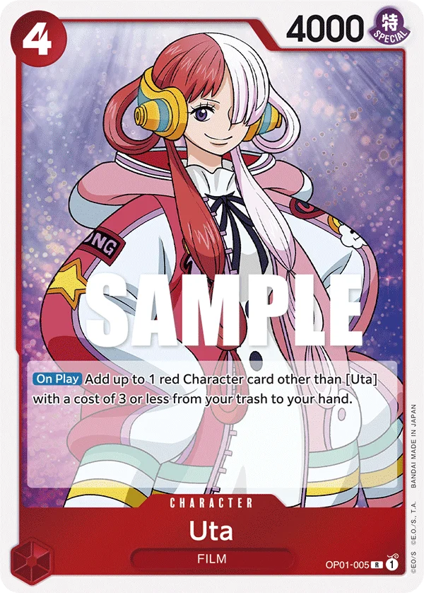 Uta, One Piece Promotion Cards OP01-005