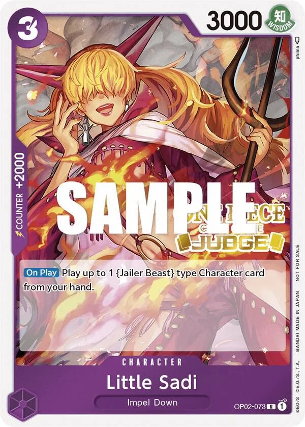 Little Sadi, One Piece Promotion Cards OP02-073