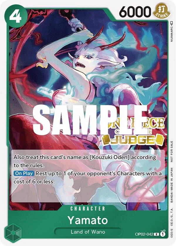 Yamato, One Piece Promotion Cards OP02-042
