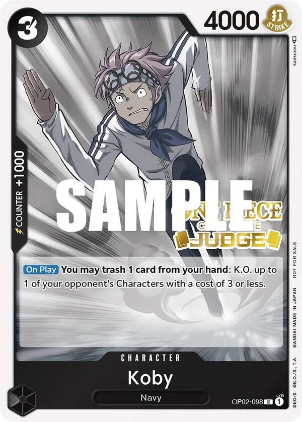 Koby, One Piece Promotion Cards OP02-098
