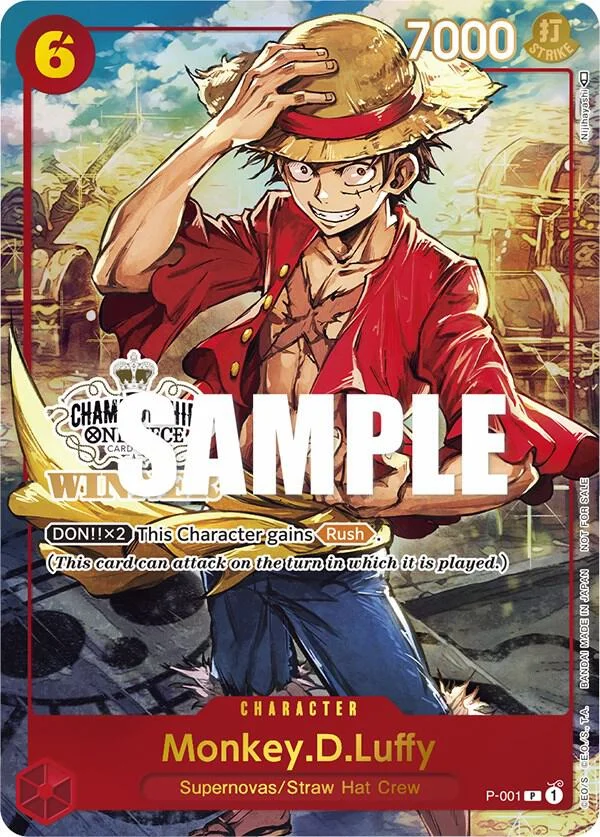 Monkey.D.Luffy, One Piece Promotion Cards P-001