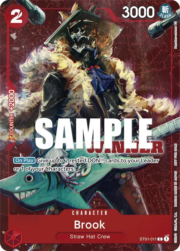 Brook, One Piece Promotion Cards ST01-011