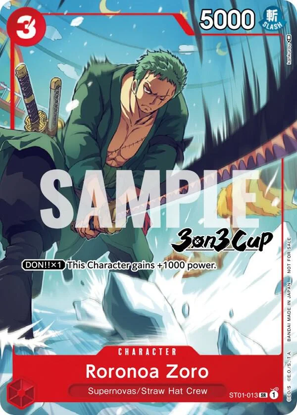 Roronoa Zoro, One Piece Promotion Cards ST01-013