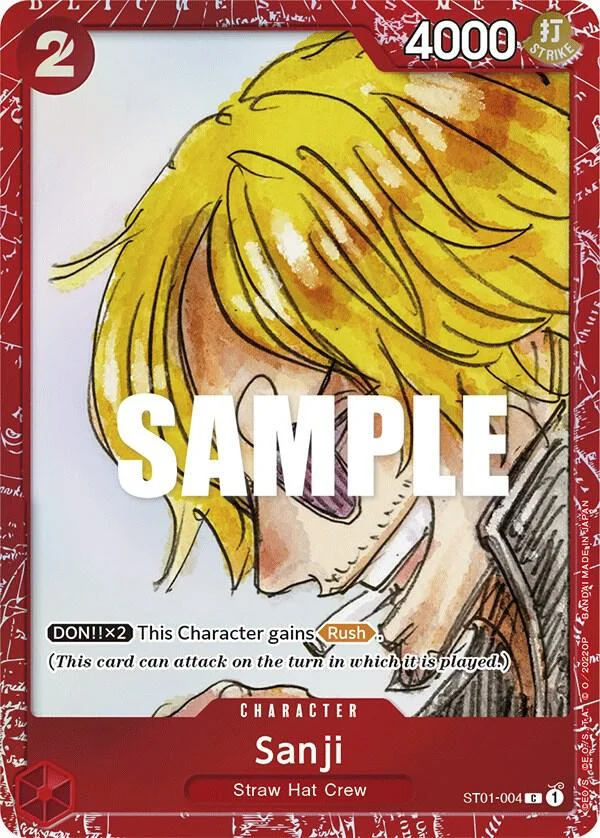 Sanji, One Piece Promotion Cards ST01-004